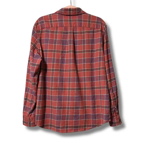 Vineyard Vines Slim Longshore Flannel Shirt | Men's Size L | Coastal Cabincore - Picture 2 of 7